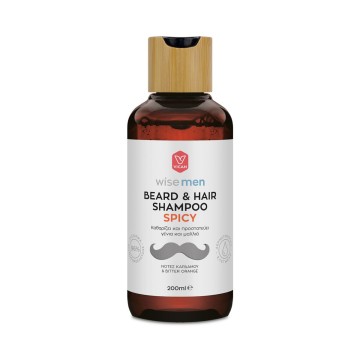 Vican Wise Men Beard & Hair Shampoo Spicy Σαμπουάν για τα Μαλλιά κα...