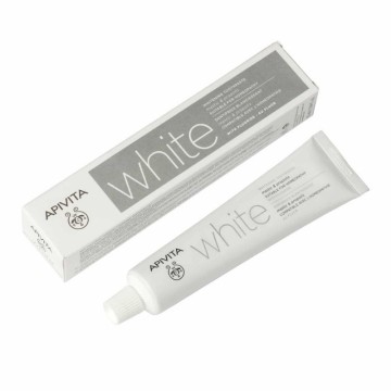 Apivita WHITE Отбеливающая зубная паста с мастикой и прополисом 75мл