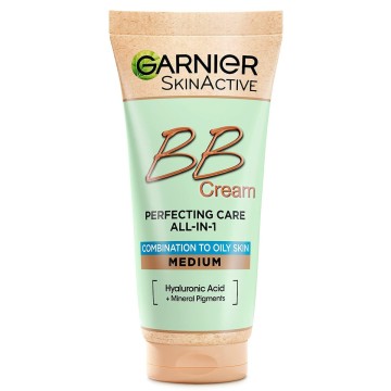 Garnier BB Cream Perfecting Care All in 1 Medium για Μικτή/ Λιπαρή ...