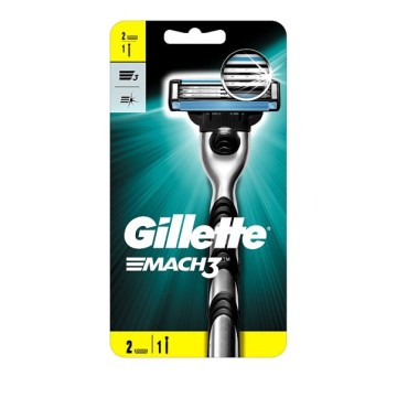 Gillette Promo Rasoir Mach3 1pc & 2 pièces de rechange