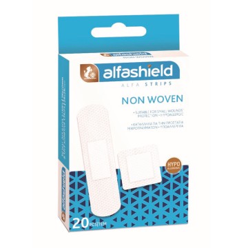 Alfashield Αυτοκόλλητα Strips Non-woven Slim σε 2 Μεγέθη 20 τεμάχια Alfashield Αυτοκόλλητα Strips Non-woven Slim σε 2 Μεγέθη 20 τεμάχια