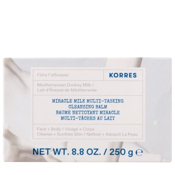 Sapone detergente delicato al latte d'asina Korres 250gr