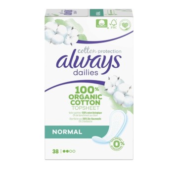 Always Dailies Cotton Protection Normal Σερβιετάκια 38τμχ