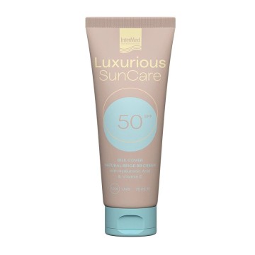 Intermed Luxurious SunCare Silk Cover Natural Beige With Hyaluronic... Intermed Luxurious SunCare Silk Cover Natural Beige With Hyaluronic...