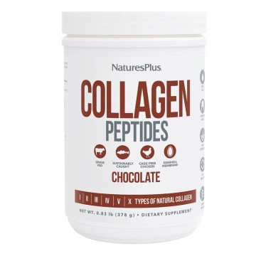 Natures Plus Collagen Peptides Powder Chocolate 378g