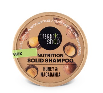 Organic Shop Basic Στερεό Σαμπουάν για Θρέψη, 60g Organic Shop Basic Στερεό Σαμπουάν για Θρέψη, 60g