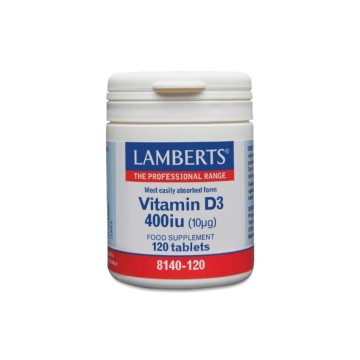 Lamberts Vitamine D 400iu (10µg) 120 Comprimés