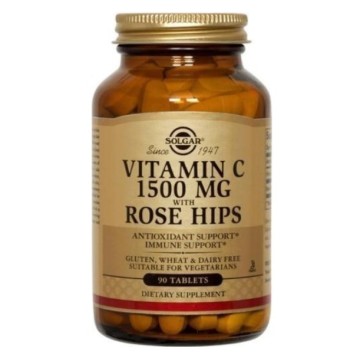 Solgar vitamina C con rosa canina 1500 mg, 90 compresse