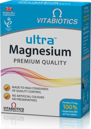 Vitabiotics Ultra Magnesium 375mg 60 tablets