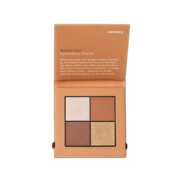 Korres Golden Coin Eyeshadow Palette, 5g Korres Golden Coin Eyeshadow Palette, 5g