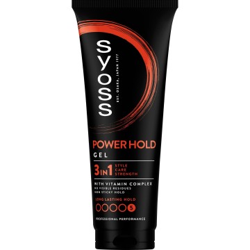 Syoss Power Hold Gel Μαλλιών Δυνατό Κράτημα 5, 250ml