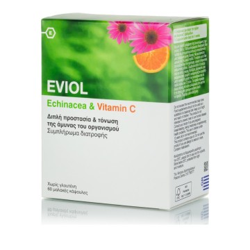 Eviol Echinacea & Vitamin C 60 Μαλακές Κάψουλες Eviol Echinacea & Vitamin C 60 Μαλακές Κάψουλες