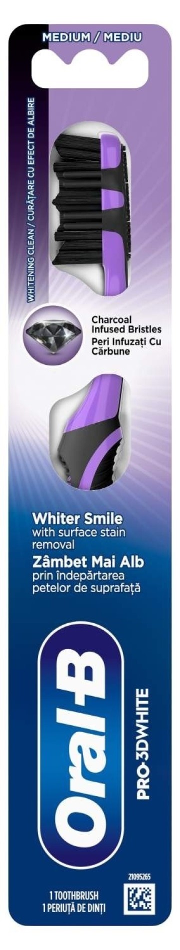Oral -B Pro-3D White Οδοντόβουρτα Medium, 1τμχ