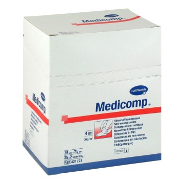 Hartmann Medicomp Coussin en molleton stérile 7,5x7,5cm 25x2pc.