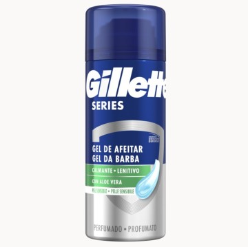 Gillette Series Gel à raser apaisant pour peaux sensibles 75 ml