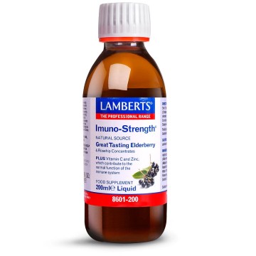 Suplement i lëngshëm Lamberts Immuno-Strength për forcimin e sistemit imunitar 200ml