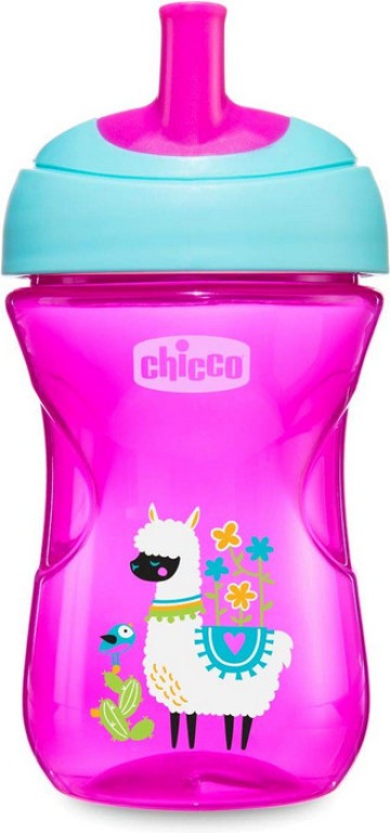 Chicco Advanced Cup Easy Drinking 12m+ PInk Lama 266ml