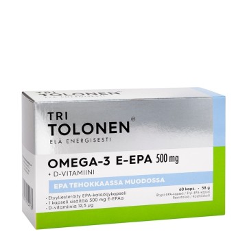 Tri Tolonen Omega-3 E-EPA 500 mg 60 kaps