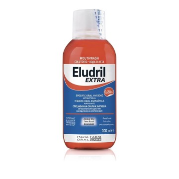 Tretësirë ​​orale Eludril Extra 0.20% Chlorhexidine pa Alkool 300ml