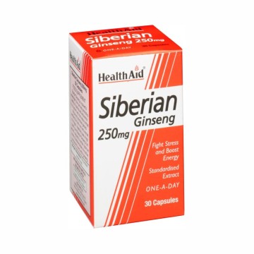 Health Aid Siberian Ginseng 250mg 30 κάψουλες Health Aid Siberian Ginseng 250mg 30 κάψουλες