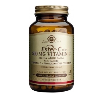 Solgar Ester-C® 500mg 100 Vegetable Caps Solgar Ester-C® 500mg 100 Vegetable Caps