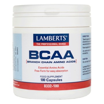 Lamberts Аминокислоты с разветвленной цепью BCAA 180 капсул