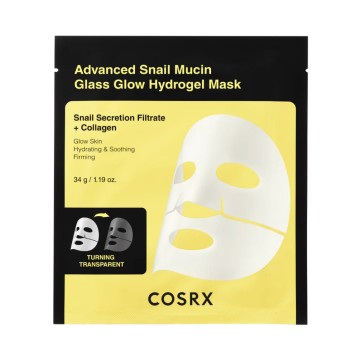 COSRX Advanced Snail Mucin Glass Glow Hydrogel Mask, 34g COSRX Advanced Snail Mucin Glass Glow Hydrogel Mask, 34g