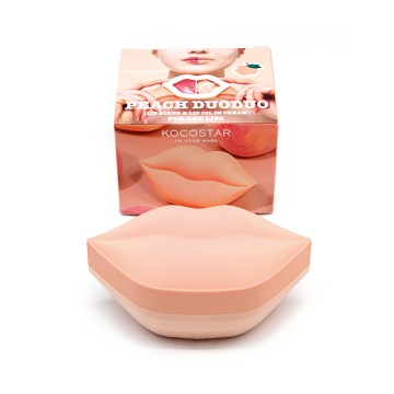 Kocostar Peach Duoduo Lip Scrub & Lip Oil in Cream for Dry Lips 43g Kocostar Peach Duoduo Lip Scrub & Lip Oil in Cream for Dry Lips 43g