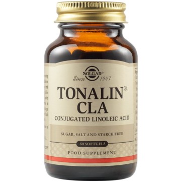 Solgar Tonalin CLA 1300 мг для контроля веса и уменьшения жира, 60 капсул