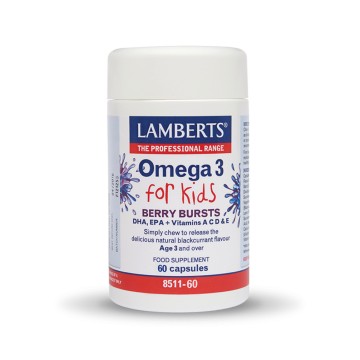 Lamberts Omega 3 for Kids Berry Bursts 60 capsules Lamberts Omega 3 for Kids Berry Bursts 60 capsules
