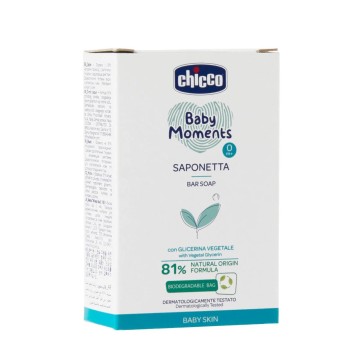Chicco Baby Moments Bar Soap, 100g