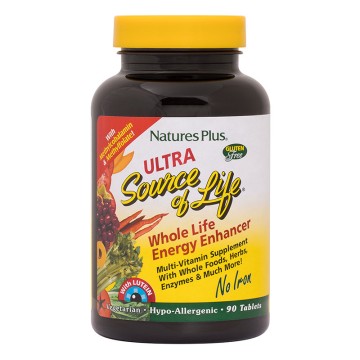 Natures Plus Ultra Source Life with Lutein No Iron 90 ταμπλέτες