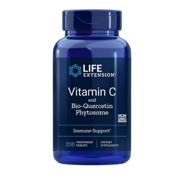 Life Extension Витамин С и фитосомы био-кверцетина 1000 мг 250 травяных капсул