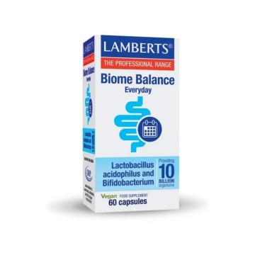 Lamberts Biome Balance Everyday, (Acidophilus Extra 10) 60 capsules Lamberts Biome Balance Everyday, (Acidophilus Extra 10) 60 capsules