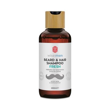 Vican Wise Men Beard & Hair Shampoo Fresh Σαμπουάν για τα Mαλλιά κα... Vican Wise Men Beard & Hair Shampoo Fresh Σαμπουάν για τα Mαλλιά κα...