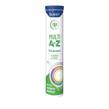 Quest Multi A-Z Vitamins 20 αναβράζοντα δισκία Τροπικά Φρούτα Quest Multi A-Z Vitamins 20 αναβράζοντα δισκία Τροπικά Φρούτα