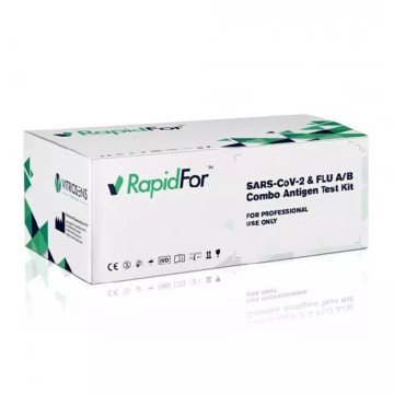 Test combiné d'antigène A/B RapidFor SARS-CoV-2 et GRIPPE, 25 pièces