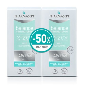 Pharmasept Promo Balance Mild Deo Αποσμητικό 24h σε Roll-On Χωρίς Α... Pharmasept Promo Balance Mild Deo Αποσμητικό 24h σε Roll-On Χωρίς Α...