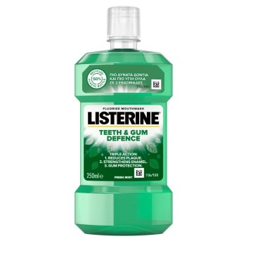 Listerine Teeth & Gum Defence Στοματικό Διάλυμα 250ml Listerine Teeth & Gum Defence Στοματικό Διάλυμα 250ml
