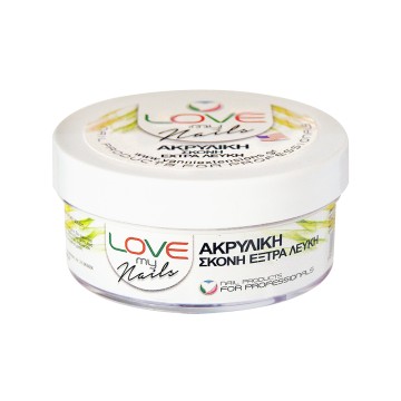Yanni Love My Nails Σκονη Ακρυλικου (Extra White)-45Gr Yanni Love My Nails Σκονη Ακρυλικου (Extra White)-45Gr