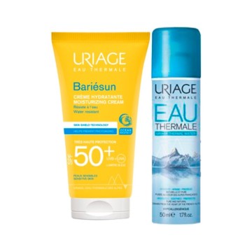 Uriage Promo Bariesun Moisturizing Cream SPF50+ 50ml & Eau Thermale Water 50ml