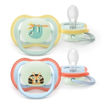Philips Avent Ultra Air Night, Ορθοδοντική Πιπίλα Νυκτός Βεραμάν/Γα...