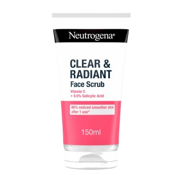 Neutrogena Clear & Radiant Face Scrub Vitamin C & 0.5 % Salicylic A... Neutrogena Clear & Radiant Face Scrub Vitamin C & 0.5 % Salicylic A...