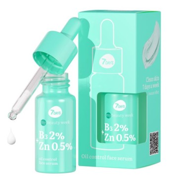7DAYS B3 2% + Zn 0.5% Oil Control Face Serum, 20ml 7DAYS B3 2% + Zn 0.5% Oil Control Face Serum, 20ml