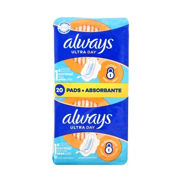 Always Ultra Day Normal Size 1, 20 Pads Always Ultra Day Normal Size 1, 20 Pads