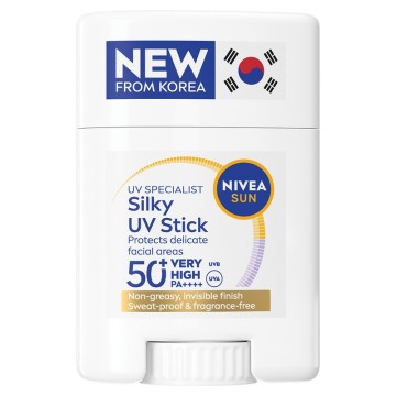 Nivea Sun UV Face Stick Silky SPF50+, 15g Nivea Sun UV Face Stick Silky SPF50+, 15g