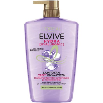 LOreal Paris Elvive Hydra Hyaluronic Moisturizing Shampoo for Dehydrated Hair 1000ml