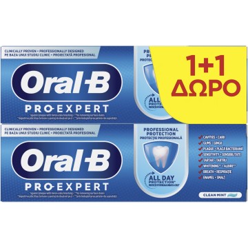 Oral-B Οδοντόκρεμα Pro-Εxpert Proffessional Protection 2x75ml
