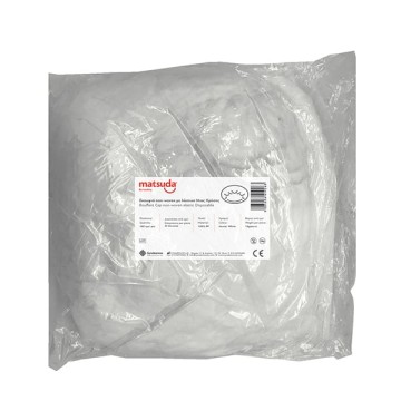 Matsuda Σκουφιά non - woven με Λάστιχο Μιας Χρήσεως Λευκά 100 τεμάχια Matsuda Σκουφιά non - woven με Λάστιχο Μιας Χρήσεως Λευκά 100 τεμάχια