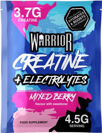 Warrior Creatine + Electrolytes με Γεύση Mixed Berry, 9g